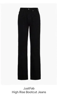 High Rise Bootcut Jeans