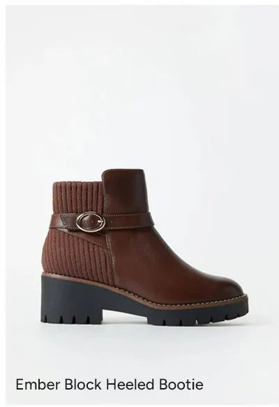 Ember Block Heeled Bootie