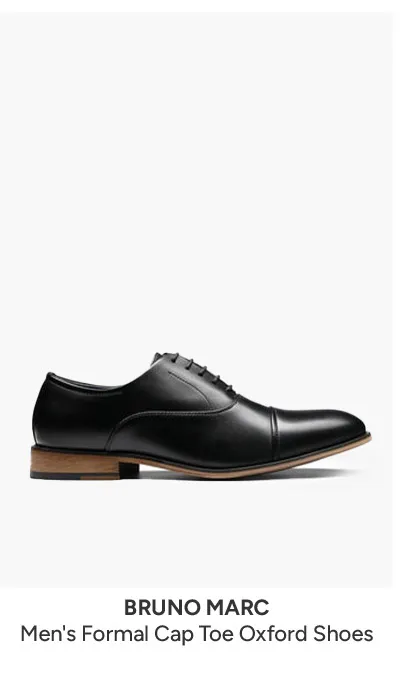 Men's Formal Cap Toe Oxford Shoes