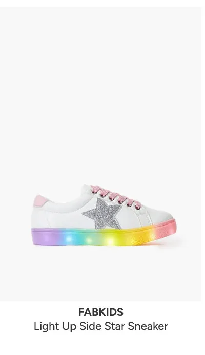 Light Up Side Star Sneaker