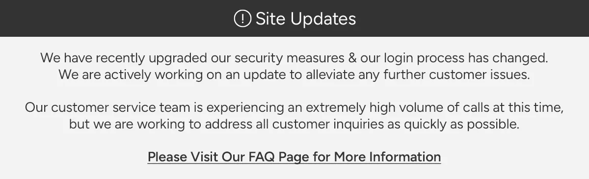 Site Maintenance