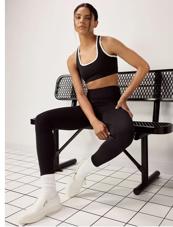 Contrast High Waisted Active Leggings