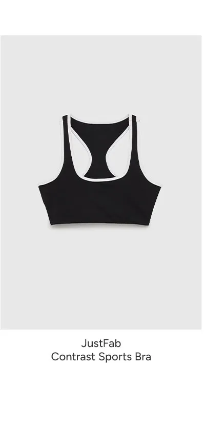 Contrast Sports Bra