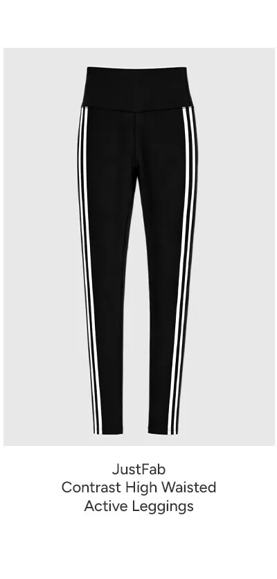 Contrast High Waisted Active Leggings