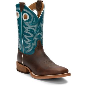 Drennan 11" Western Boot in chocolate brown.