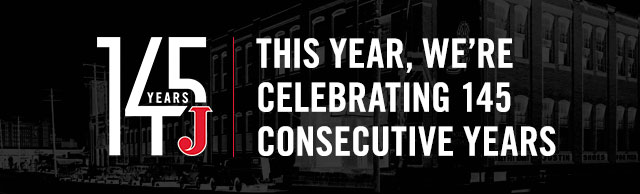 145 Years logo. This year, we're celebrating 145 consecutive years of quality since 1879.