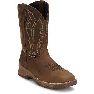 Nitread 11" Waterproof Nano Comp Toe in oak brown.