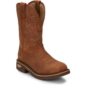 Resistor 11" Waterproof Nano Comp Toe in russet brown.