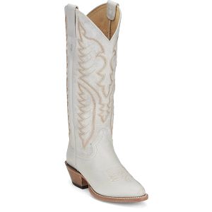 Evelyn 15" Western in vintage ivory (white).