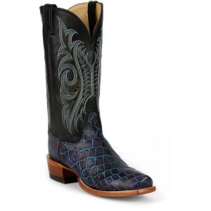 Murray 13" Crocodile in indigo.