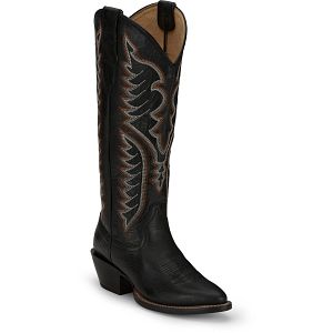 Evelyn 15" Western in coal black.