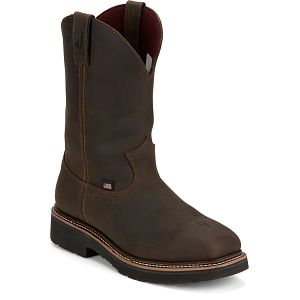 Billings 11" Steel Toe Waterproof in hickory brown.
