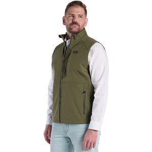 Weather Resisting Vest in olive heather.