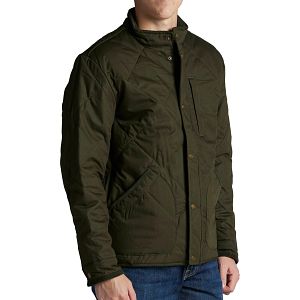 Quilted Jacket in olive.