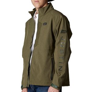 Wind/Water Resistant Jacket in olive heather.