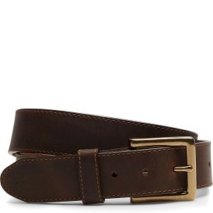 Sycamore Cinch Belt in brown.