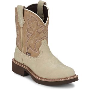 Kay 8" Western in taupe.