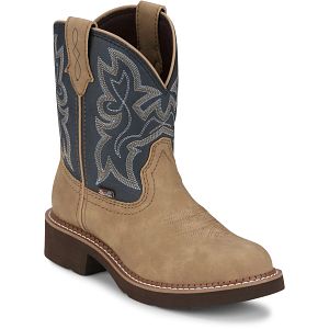 Kay 8" Western in honey (tan).