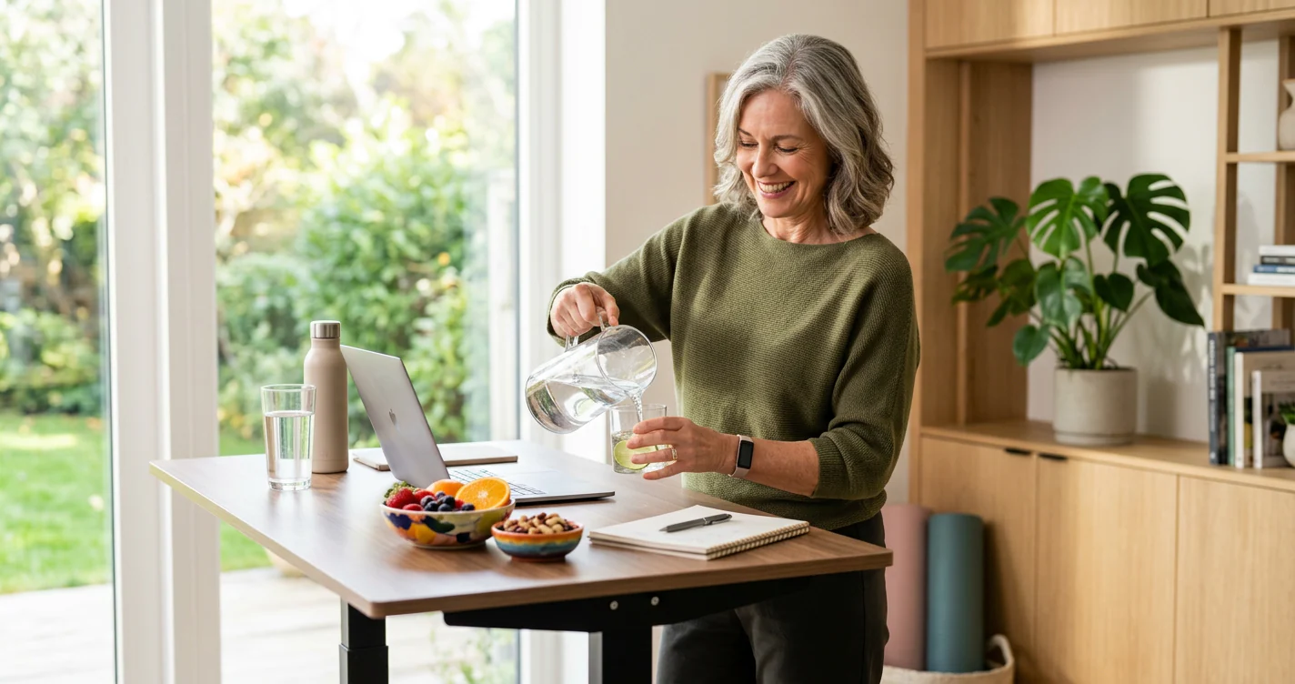 Hydrate, Fuel, Move: A How-To Routine to Beat the 2 PM Slump Without Naps After 55