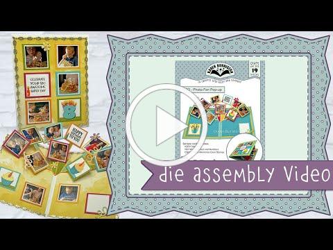 1292 Photo Fan Pop-up Assembly