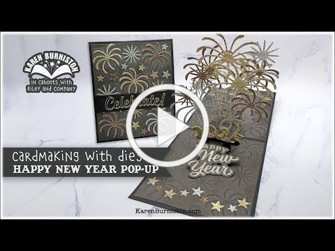 Cardmaking with Dies: Happy New Year Pop-up