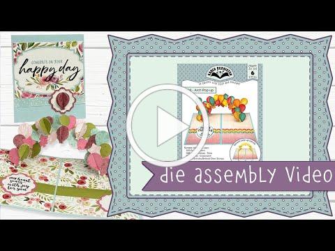 Karen Burniston Die 1308 Arch Pop-up Assembly