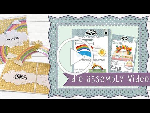 Karen Burniston Die 1309 Rainbow Add-ons Assembly