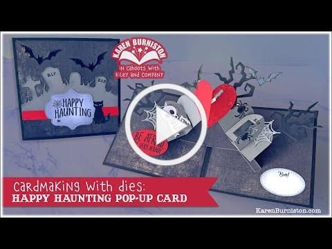 Cardmaking with Dies: Happy Haunting Pop-up Card