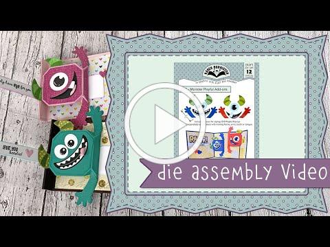 Karen Burniston Die 1315 Monster Playful Add-ons Assembly