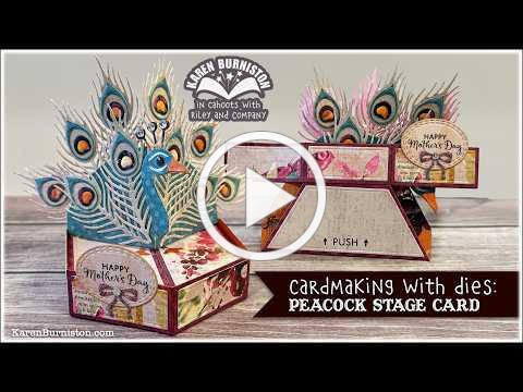 Peacock Stage Card