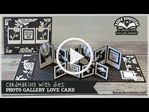 Cardmaking with dies: Photo Gallery Love Card
