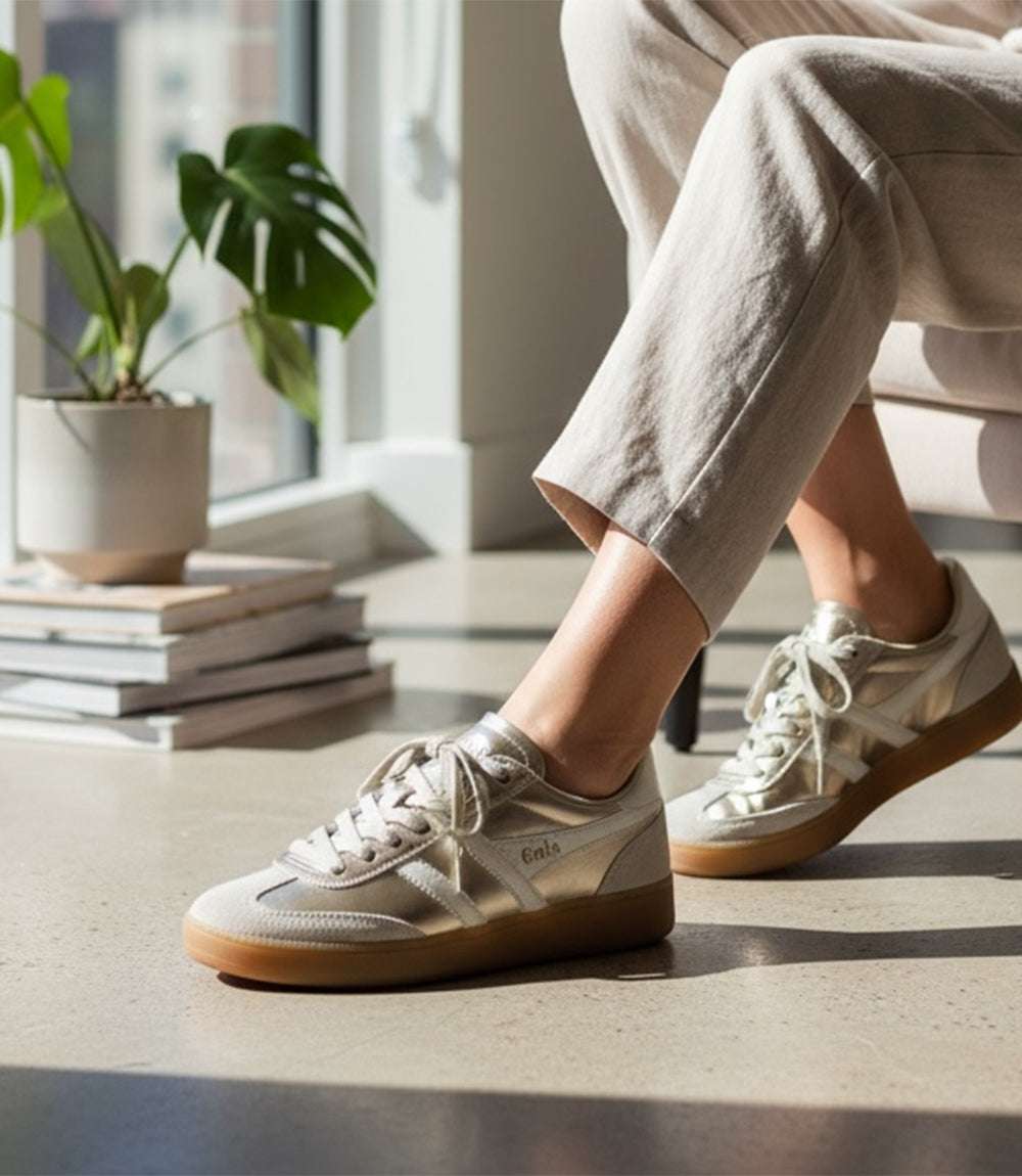 Image of Gola Viper Metallic Sneakers