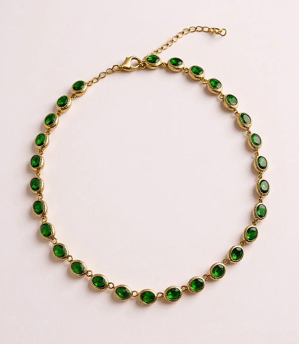 Image of Gemstone Station Necklace
