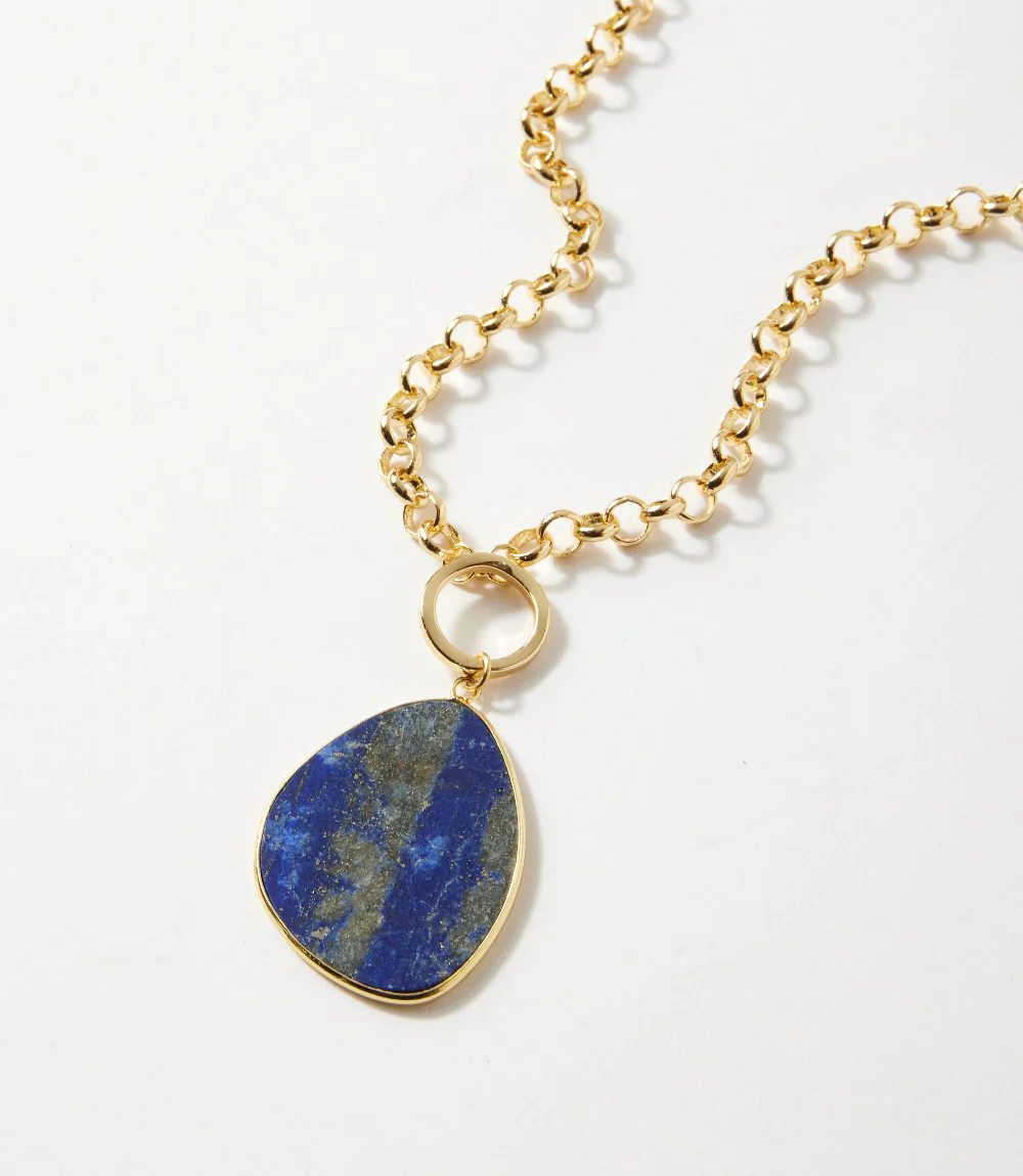 Image of Lapis Pendant Necklace