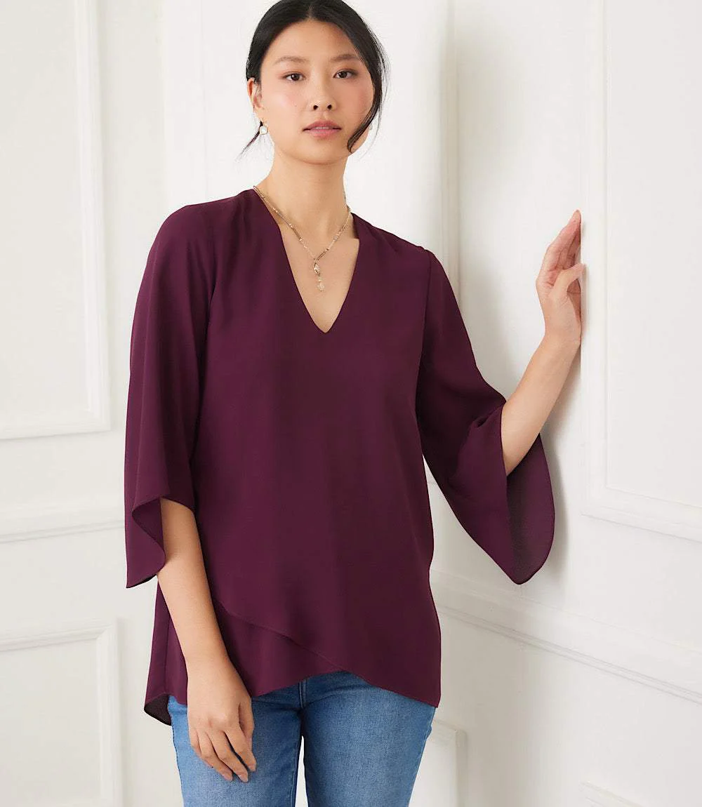 Image of Bracelet Sleeve Asymmetric Top