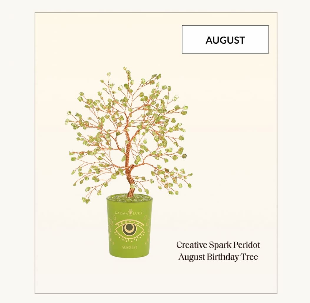 Creative Spark Peridot August Birthday Tree