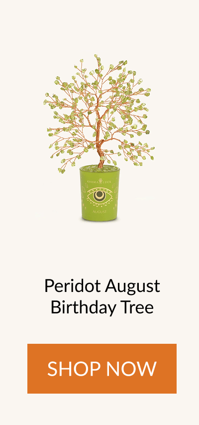 Peridot August Birthday Tree