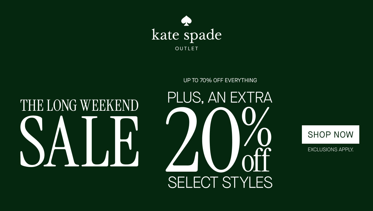 THE LONG WEEKEND SALE