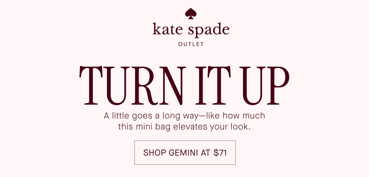 TURN IT UP