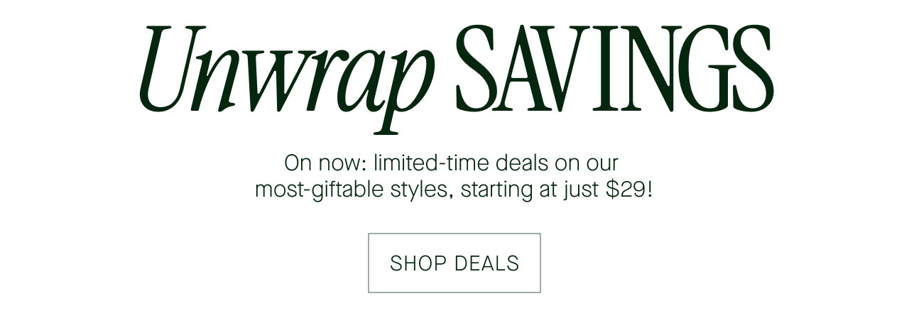 Unwrap Savings