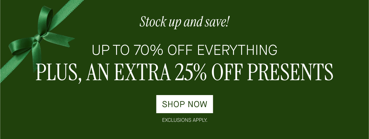 STOCK UP & SAVE!