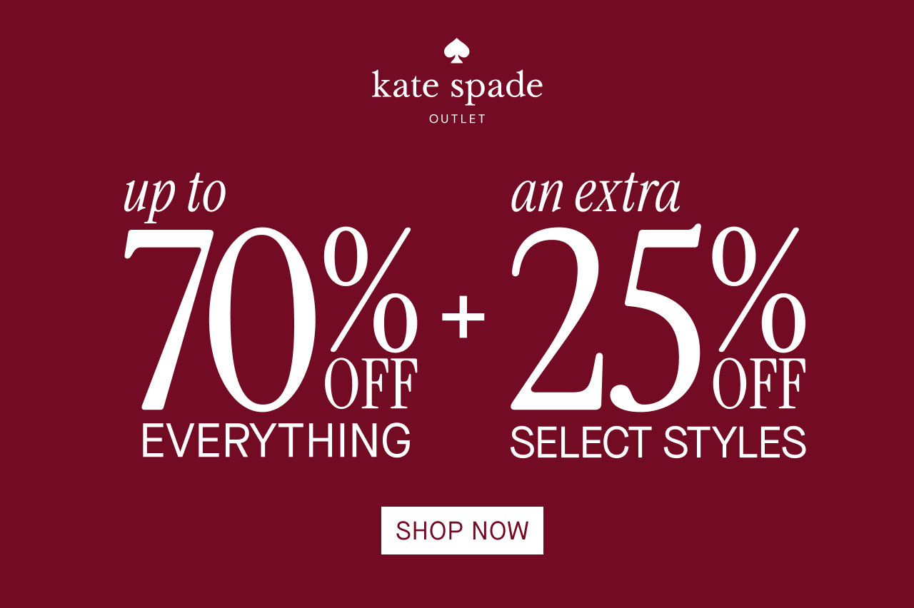 up to 70% off everything + an extra 25% off select styles