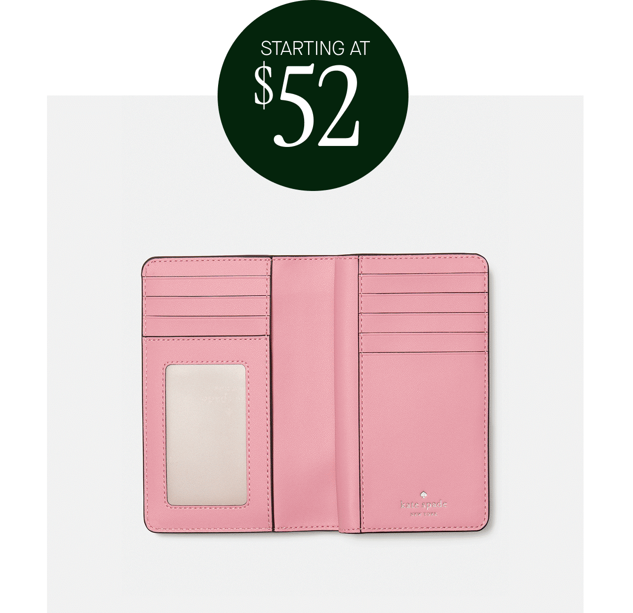 STARTING AT $52
