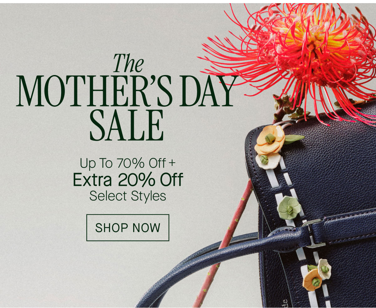 The MOTHER'S DAY SALE