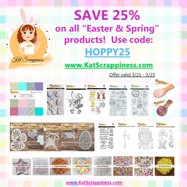 Save 25% on all Easter and Spring products!