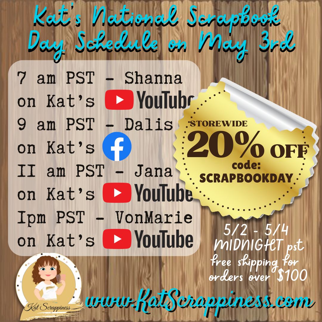 JOIN US FOR FREE CRAFTING VIDEOS ON SATURDAY!