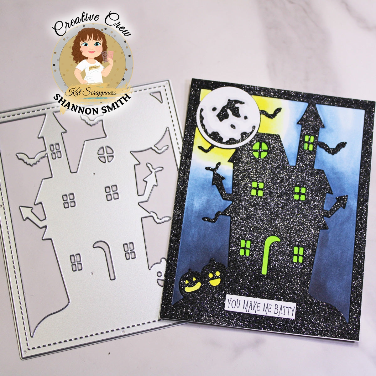 Haunted House on the Hill Background Die