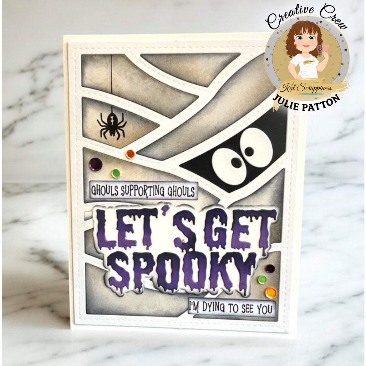 Mummy Wrappings Background Craft Die -