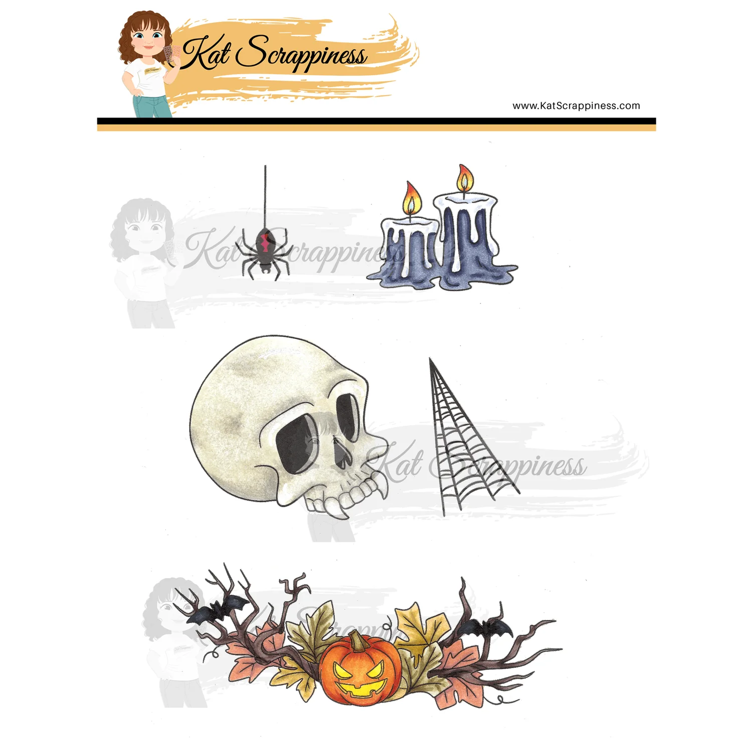 Holiday Lantern - Halloween Add-on Stamp