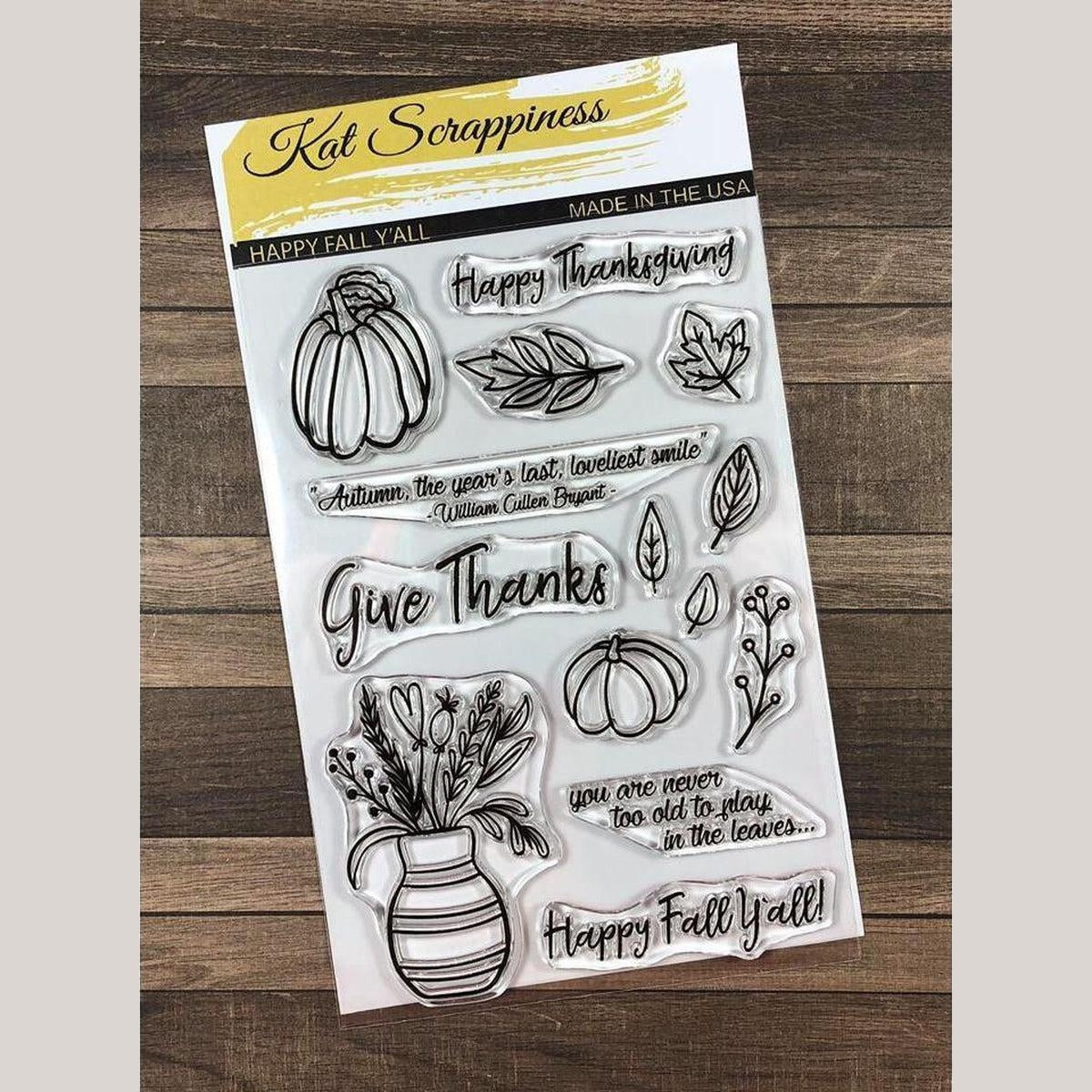 Happy Fall Y'all Stamp Set